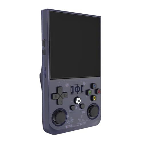 Retro Handheld Spielkonsole 128GB, IPS Bildschirm, Linux System (Grau)