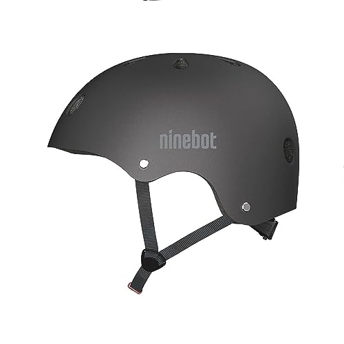 NINEBOT BY SEGWAY Schutzhelm Sport Fahrradhelm Rollerhelm Freestyle Fallschutz Erwachsene Kopf Ninebot Commuter Helm Größe L Schwarz SGW-Helmet-L-BK Segway, Noir, L