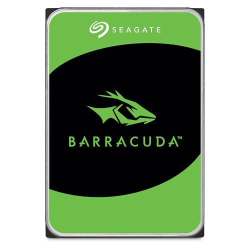 Seagate Barracuda 24TB interne Festplatte, 7200 U/Min, 512MB Cache, SATA 6Gb/s, 3.5 Zoll (ST24000DM001)