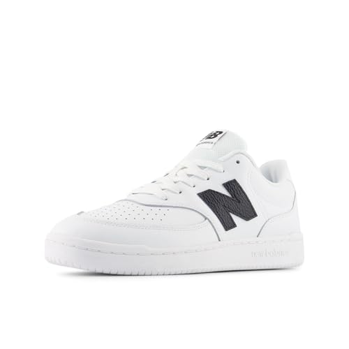 New Balance M0803HY Unisex Sneaker Weiß 43 EU – Zeitloser Lifestyle Schuh mit Leder-Synthetik Mix, robuster Gummisohle und klassischem Design