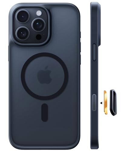 TORRAS 2026 Neu Guardian-Mag iPhone 16 Pro Hülle MagSafe Nr.1 Schutzkraft und Magnetkraft Handyhülle iPhone 16 Pro Case Stoßfest Kratzfest Hülle iPhone 16 Pro Cover Angenehme Haptik Matt Schwarz