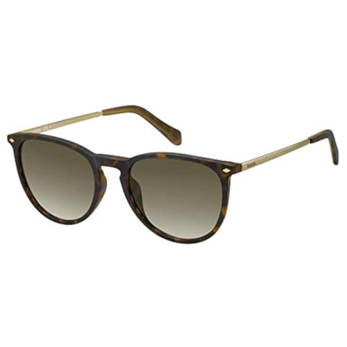 Fossil Damen FOS 3078/S Sonnenbrille, Braun (DKHAVANA), 53
