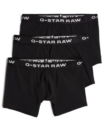 G-Star Herren Boxer-Shorts 3 Pack, Schwarz (Black/Black/Black D23771-D516-4248), XL