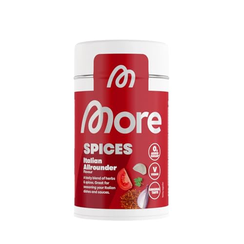 MORE Not Spices, Italian Allrounder, 110 g, Würzende Mischung mit Meersalz, Tomate, Paprika und Basilikum