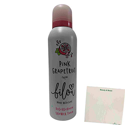 bilou Duschschaum Pink Grapefruit (200ml Flasche) + usy Block