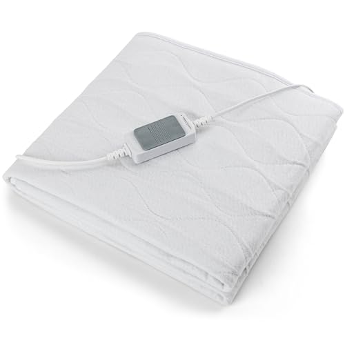ProfiCare® Heizdecke | Wärmeunterbett | 4 Befestigungsbänder | Wärmedecke | Heizdecke mit Schnellaufheizung | perfekt für Bett oder Couch | Wärmedecke Heizdecke mit 3 Stufen | PC-WUB 3060