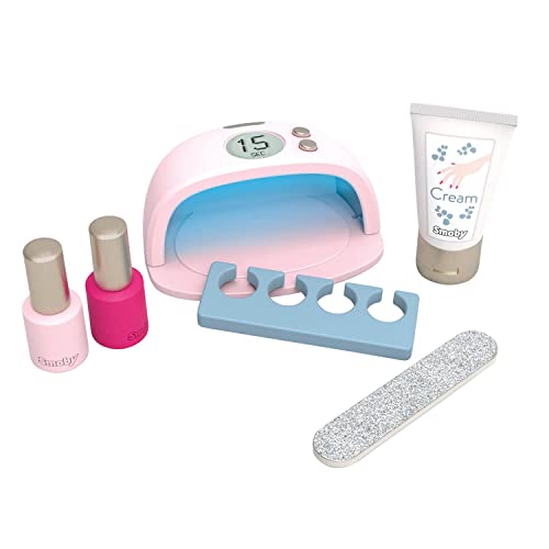 Smoby Toys - My Beauty Nagelstudio (6-teilig) - Maniküre-Set für Kinder ab 3 Jahren mit Licht- & Sound-Effekt