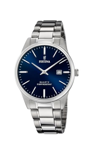 Festina Herren Uhr Klassik Edelstahl Armband