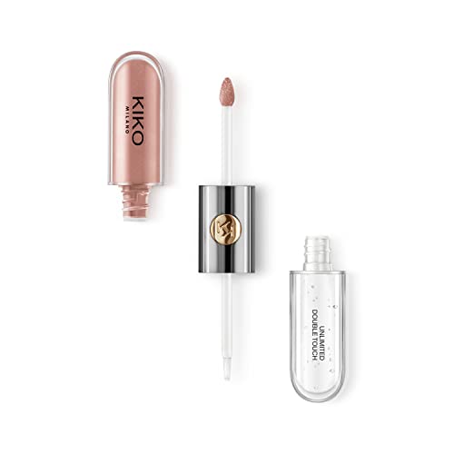 KIKO Milano Unlimited Double Touch 102, Lippen-Set Mit 3 Flüssig-Lippenstiften Mit 2 Schritten