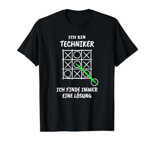 Lustige Techniker Geschenke Techniker T-Shirt Schwarz S Klassisches Halbarm T-Shirt für Männer