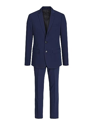 JACK & JONES Jungen Jprsolar Suit Noos Jnr Anzug, Medieval Blue, 164