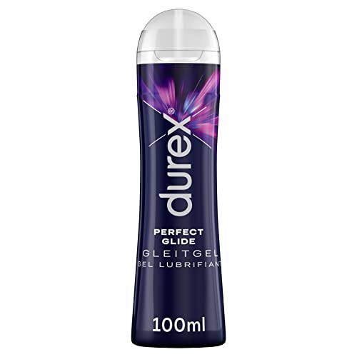 Durex Perfect Glide Gleitgel - für lange Gleitfähigkeit, geeignet für vaginaler Trockenheit und verkehr - Silikonbasiertes Gleitmittel, Kondom, seidig-weiche Textur – 100 ml