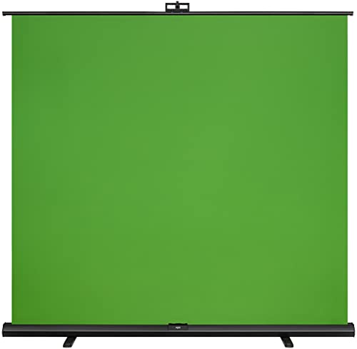 Elgato Green Screen XL - 2x1.82m Ausfahrbares Chroma-Key-Panel für Streaming, Videokonferenzen auf Instagram, TikTok, Zoom, Teams, OBS
