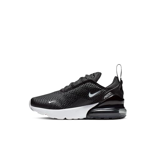 Nike Nike Air Max 270 (ps), Jungen Laufschuhe, Schwarz (Black/White/Anthracite 001), 32 EU