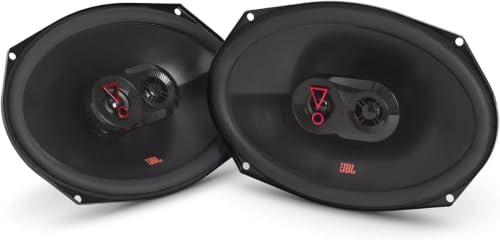 JBL Stage3 9637F 3-Wege Auto Lautsprecher Set von Harman Kardon ohne Gitter - 375 Watt KFZ Ovale Autolautsprecher Boxen - 6