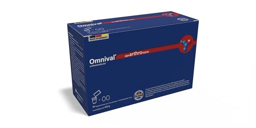 Omnival arthro norm - Orthomolekulare Nahrungsergänzungsmittel mit Mikronährstoffen für Gelenke, Knorpel & Knochen, mit Hyaluronsäure, Granulat & Kapseln, 30 Tagesportionen