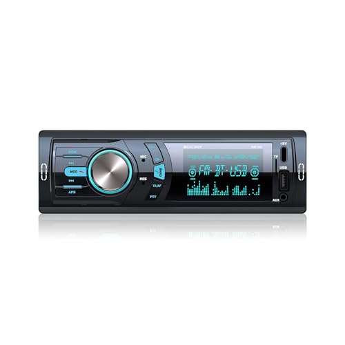 Caliber Autoradio Bluetooth 1DIN, FM Tuner, 4x75W, USB/Micro SD, 2.1A Ladefunktion, Aux-in, Freisprecheinrichtung, Externes Mikrofon, RCA Ausgang, Lichtdimmer, 85mm, MP3/WMA/APE/FLAC