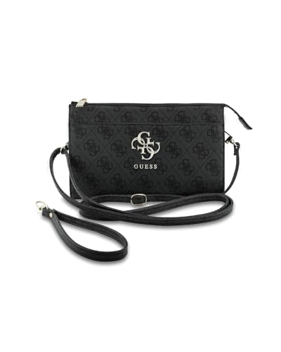 CG MOBILE Guess 4G Clutch-Handytasche mit großem Logo (Schwarz)