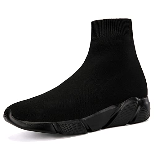 Damen Turnschuhe Herren Mesh Freizeit Leichtgewichts Straßenlaufschuhe Freizeitschuhe Atmungsaktiv Bequem Walkingschuhe Laufschuhe Outdoor Wanderschuhe Workout Jogging Running Sportschuhe Schwarz 42