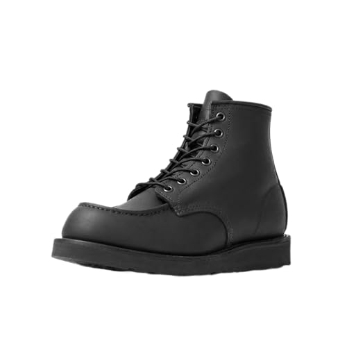 Red Wing Shoes Herren Moc Toe 15,2 cm, Schwarzes Geschirr, 40 EU
