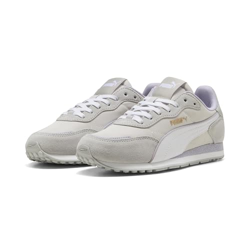 Puma ST Miler Rose Damen-Sneaker, cool, hellgrau, weiß-lila, Crush, 6 UK