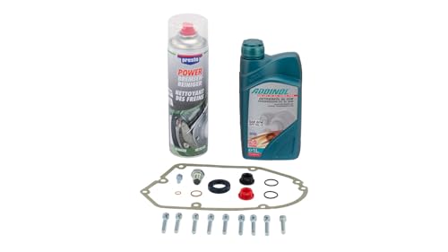 SET: Ölwechsel 1 Liter Öl + Reiniger & Schraubenset S51, SR50, KR51/2