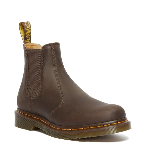 Dr. Martens Unisex 2976 YS Amphibians, Dark Brown Crazy Horse, 39 EU
