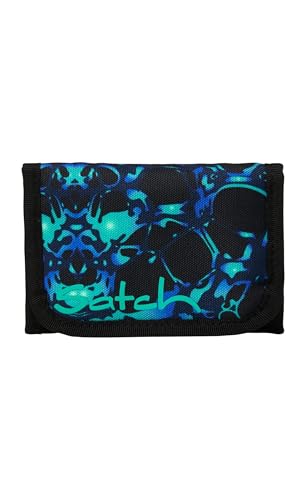 Satch Geldbeutel Caleido Blue - Schwarz
