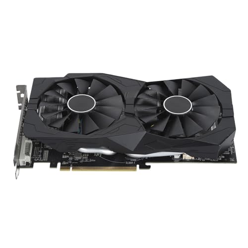 Ouitble AMD Radeon RX 580 8GB GDDR5 Grafikkarte 256-Bit 2048SP PC-Gaming-Grafikkarte mit PCI Express 3.0 X16 3×DisplayPort 1×DVI 1×HD-Multimedia-Schnittstelle für Desktop Computer