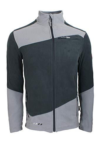 Strauss Engelbert e.s.motion 2020 Fleecejacke (Größe XL) Farbe anthrazit/platin - Herren Microfleece Full Zip - Reißverschlussjacke -