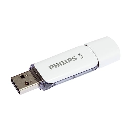 Philips Snow Edition 2.0 USB-Flash-Laufwerk USB-Stick 32GB für PC, Laptop, Computer Data Storage, Lesegeschwindigkeit bis zu 23 MB/s