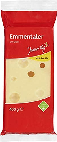 Jeden Tag Emmentaler am Stück 45 % Fett, 400g