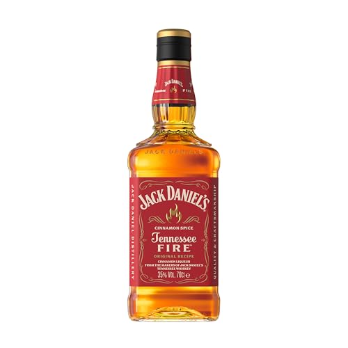 Jack Daniel's Tennessee Fire - Tennessee Whiskey - Eine scharf-würzige Kombination aus Zimt und Original Old No. 7-0.7L/ 35% Vol.