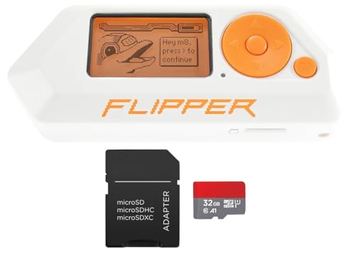 Flipper Zero Starter Kit – Flipper Zero | 32 GB Micro SD Karte bis zu 120 MB/s | MicroSD zu SD Adapter