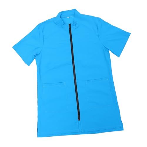 JOINPAYA Arbeitskleidung für Tierfriseure Antistatisch Blau Nylon XL