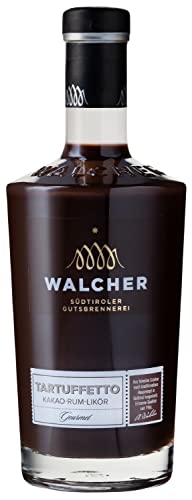 Walcher Brennerei Tartuffetto – Cremiger Kakao-Rum-Likör mit feiner Rum-Note aus Südtirol (1 x 0,7 l)