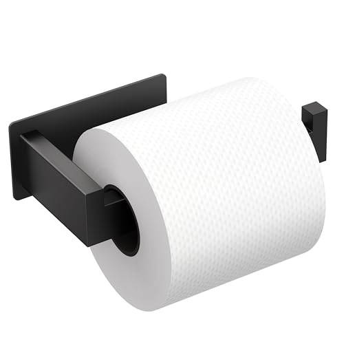 Auxmir Toilettenpapierhalter ohne Bohren, Selbstklebend Klopapierhalter | Klorollenhalter aus Edelstahl, Schnelle Montage, Platzsparend, Langlebig WC Papierhalter für Badezimmer, Küche, Toilette