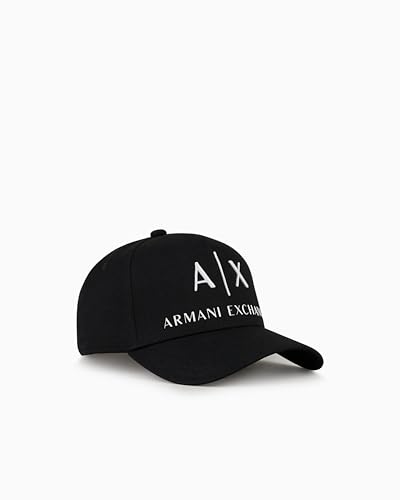 Armani Exchange Men's Essential, Embroidered Logo, Baseball Cap, One Size