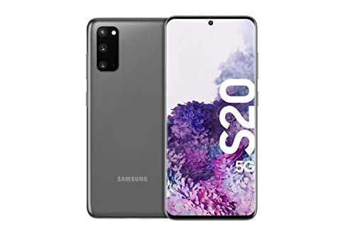 Samsung Galaxy S20 5G Smartphone Bundle (15,83 cm) 128 GB interner Speicher, 12 GB RAM, Hybrid SIM, Android, ) inkl. 36 Monate Herstellergarantie [Exklusiv bei Amazon] Deutsche Version cosmic grey