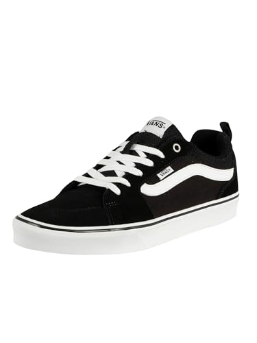 Vans Herren Filmore Sneaker, Suede Canvas Black White, 42 EU