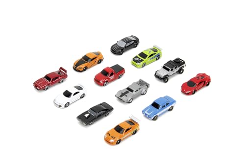 Jada Toys Fast & Furious Auto (Modellauto im Mystery Blind Pack) - 1 von 12 detaillierten Nano Spielzeugautos aus Metall (4cm) für Fans und Sammler ab 3 Jahre