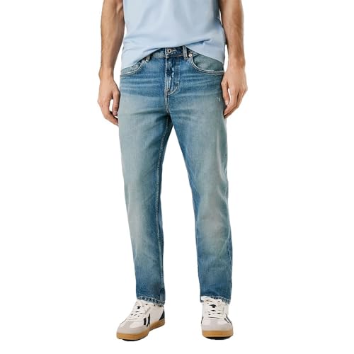 Pepe Jeans Herren Straight Cash Fs Pale Tint Jeans, Blau (Denim), Bundweite: 84 cm, beinlänge: 81 cm