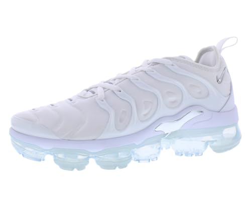 NIKE Air Vapormax Plus Damenschuhe, Weiß Metallic-Silber, Größe 40