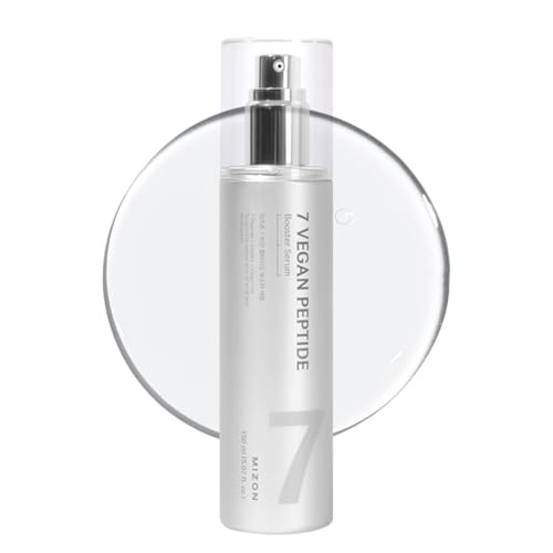 [MIZON] 7 VEGAN PEPTIDE BOOSTER SERUM (150ml) Koreanische Kosmetik – Glas-Haut in 7 Sekunden – Porenreduzierung – 7 Lösungen gegen Hautunregelmäßigkeiten – Hydratiert & verleiht Ihrer Haut neuen Glanz
