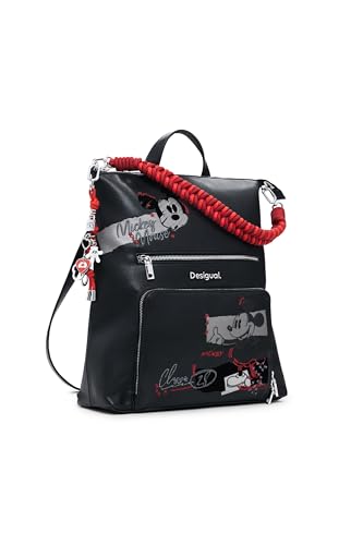 Desigual Rucksack Freizeitrucksack Mickey Rock Pretoria 2.0 Backpack Black schwarz
