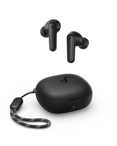 soundcore by Anker P20i Kabellose Bluetooth Kopfhörer in-Ear, 10mm Treiber, Bluetooth 5.3, Anpassbarer EQ, 30 Std. Spielzeit, IPX5 wasserfest, 2 Mikros mit KI, einzeln verwendbar (Schwarz)