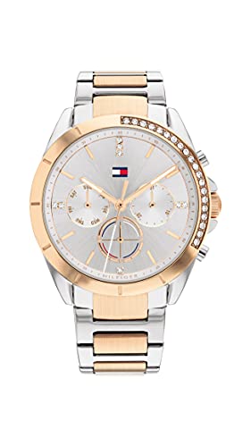 Tommy Hilfiger Multi Zifferblatt Quarz Uhr für Damen mit Edelstahlarmband - Erhältlich aus Gold oder Silber