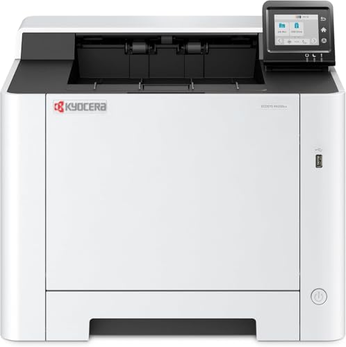 Kyocera Ecosys PA2101cx Laserdrucker Farbe. Farbdrucker mit 21 Seiten pro Minute. Farblaserdrucker inkl. schwenkbarem Touchpanel, LAN, USB 2.0 und Mobile-Print-Unterstützung