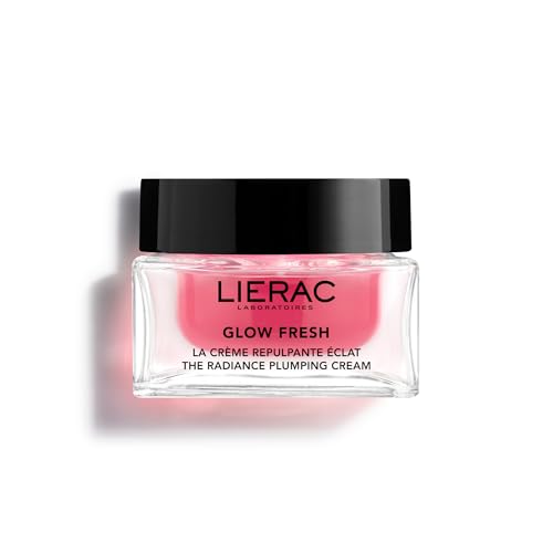 Lierac Glow Fresh – Repulpierende Strahlencreme 50ml. Hyaluronsäure, Tulpe & Squalan. Leichte Feuchtigkeitspflege für normale bis trockene Haut.