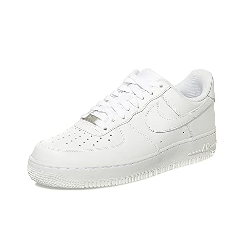 Nike Herren Air Force 1 '07 Sneakers, Weiß, 42 EU / 8.5 US